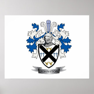 Póster Escudo de armas de la familia Johnston
