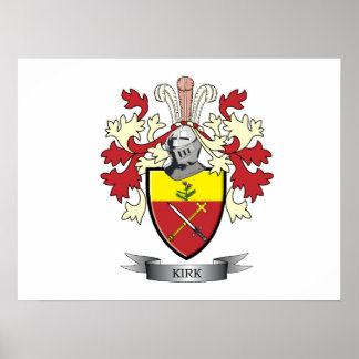 Póster Escudo de armas de la familia Kirk