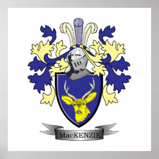 Póster Escudo de armas de la familia MacKenzie