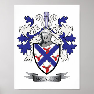 Póster Escudo de armas de la familia McCallum