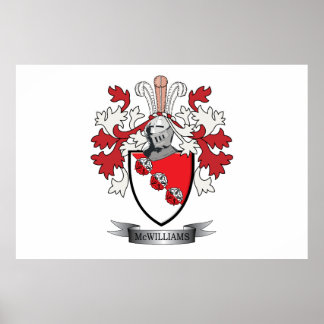 Póster Escudo de armas de la familia McWilliams