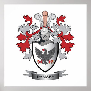 Póster Escudo de armas de la familia Ramsey