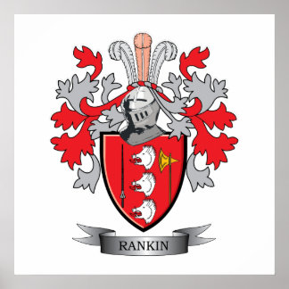 Póster Escudo de armas de la familia Rankin