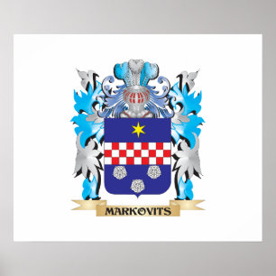 Póster Escudo de armas de Markovits - escudo familiar