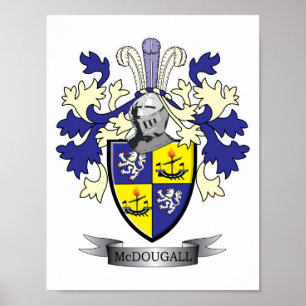 Póster Escudo de armas de McDougall