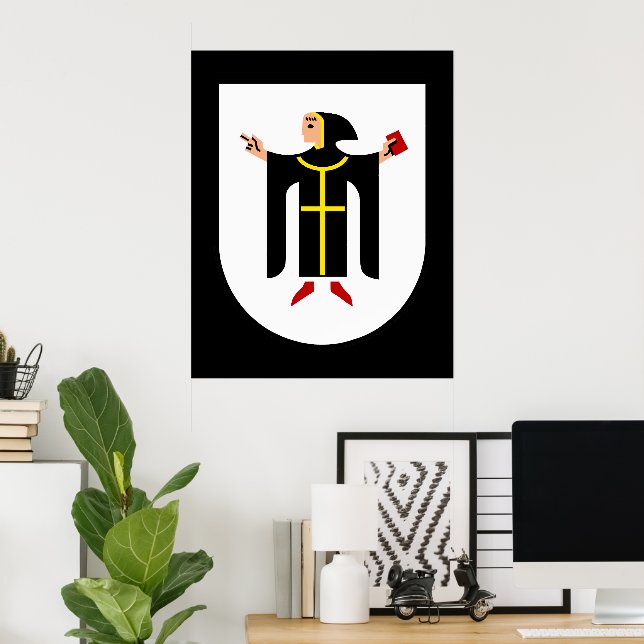 Póster Escudo de armas de Múnich (Oficina en casa)