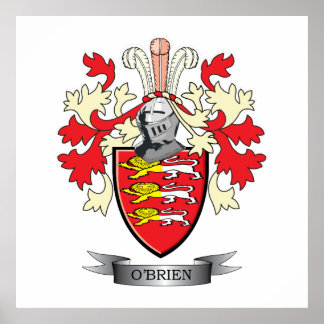 Póster Escudo de armas de O'Brien