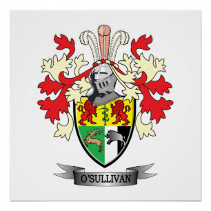 Póster Escudo de armas de O'Sullivan