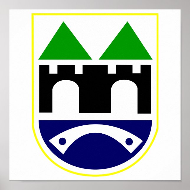 Póster Escudo de armas de Sarajevo (Frente)