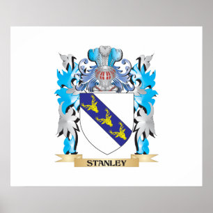Póster Escudo de armas de Stanley - escudo de la familia