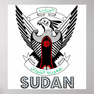 Póster Escudo de armas de Sudán