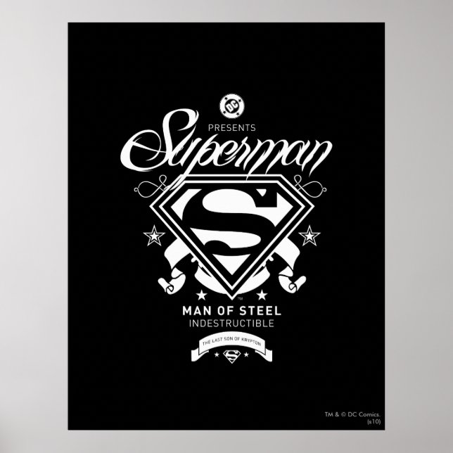 Póster Escudo de armas de Superman (Frente)