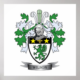 Póster Escudo de armas de Wilson