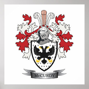 Póster Escudo de armas del escudo de la familia de