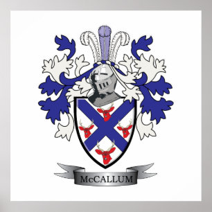 Póster Escudo de armas del escudo de la familia de