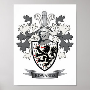 Póster Escudo de armas del escudo de la familia de