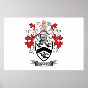 Póster Escudo de armas del escudo de la familia de Dodd