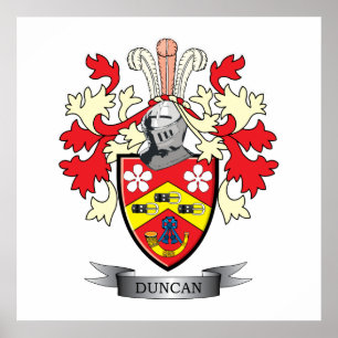 Póster Escudo de armas del escudo de la familia de Duncan
