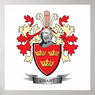 Póster Escudo de armas del escudo de la familia de Grant