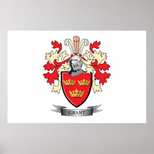 Póster Escudo de armas del escudo de la familia de Grant