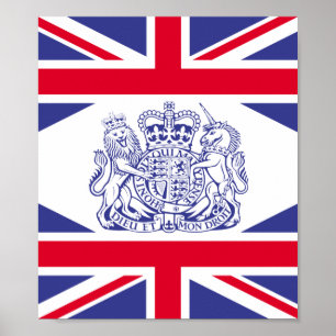 Póster Escudo de armas del Reino Unido
