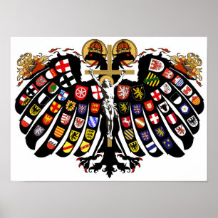Póster Escudo de armas del Sacro Imperio Romano