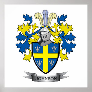 Póster Escudo de armas Johnson