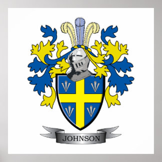 Póster Escudo de armas Johnson