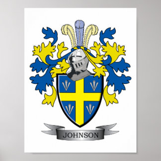 Póster Escudo de armas Johnson