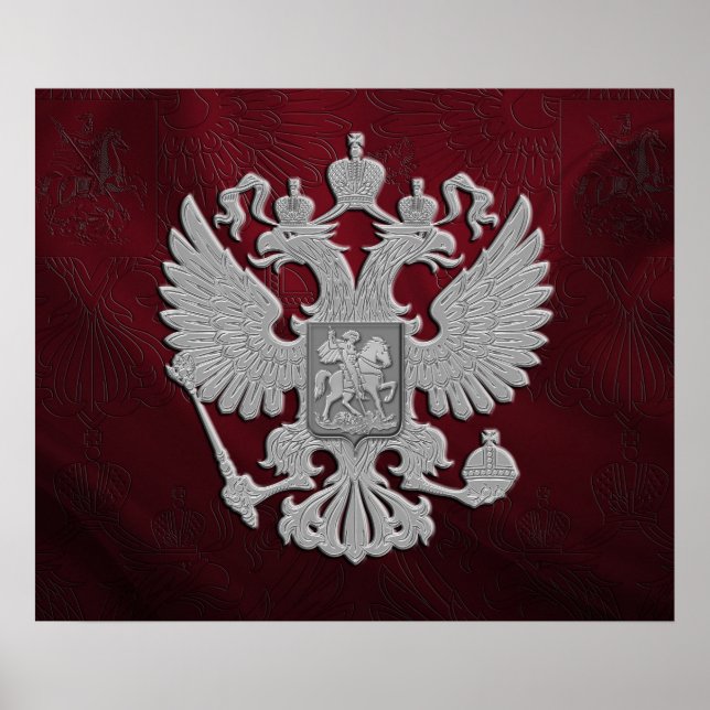 Póster Escudo de armas ruso (Frente)