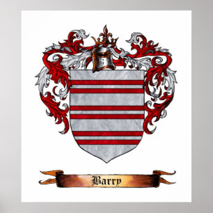 Póster Escudo de Barry de brazos