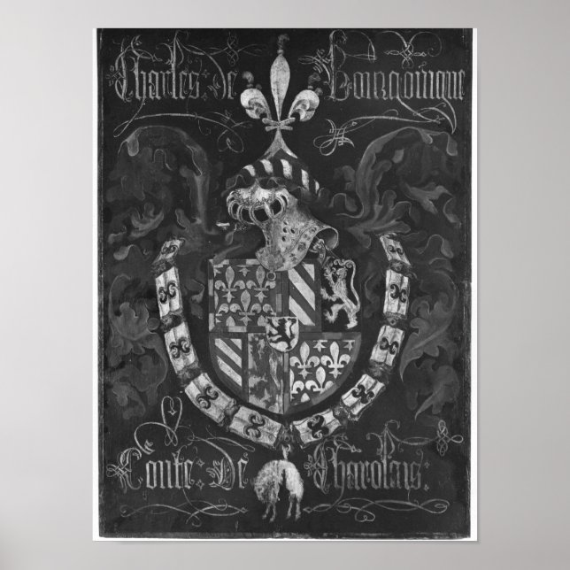 Póster Escudo de Charles de Bourgogne (Frente)