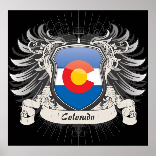 Póster Escudo de Colorado (Frente)
