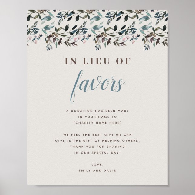 Póster Escudo de jardín | Eggshell | Organización benéfic (Frente)