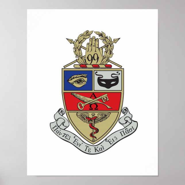 Póster Escudo de Kappa Psi (Frente)