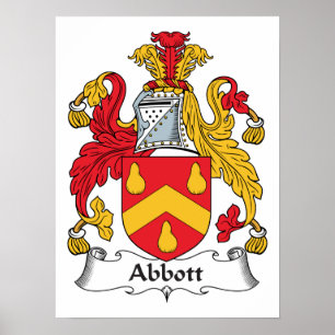 Póster Escudo de la familia de Abbott