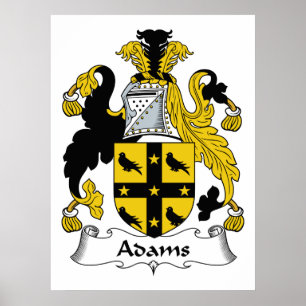 Póster Escudo de la familia de Adams