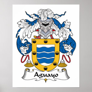 Póster Escudo de la familia de Aguayo