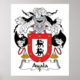 Póster Escudo de la familia de Ayala