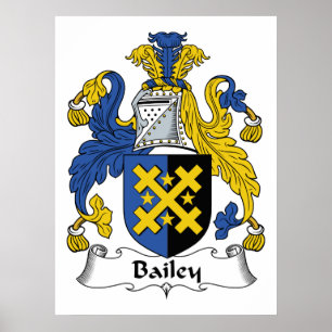Póster Escudo de la familia de Bailey