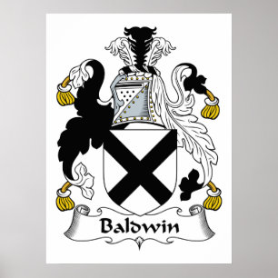 Póster Escudo de la familia de Baldwin