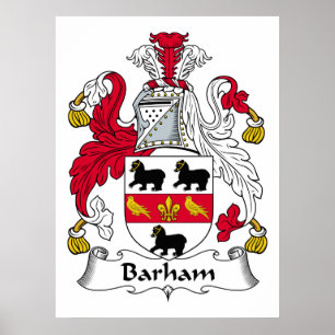 Póster Escudo de la familia de Barham