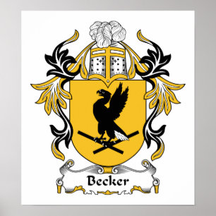 Póster Escudo de la familia de Becker