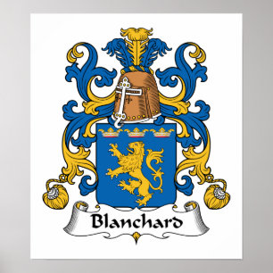 Póster Escudo de la familia de Blanchard