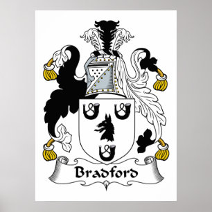 Póster Escudo de la familia de Bradford
