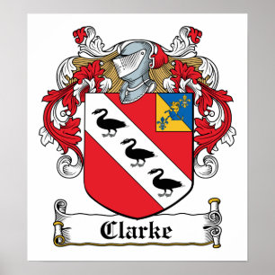 Póster Escudo de la familia de Clarke