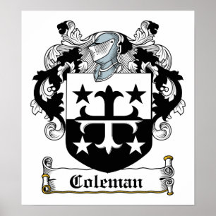 Póster Escudo de la familia de Coleman