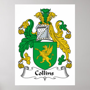 Póster Escudo de la familia de Collins