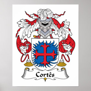 Póster Escudo de la familia de Cortes