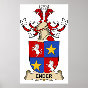 Póster Escudo de la familia de Ender